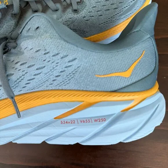 HOKA ONE ONE Clifton 8 Men's Running Shoes Goblin Blue/Mountain Spring Size 11 D - Picture 12 of 14